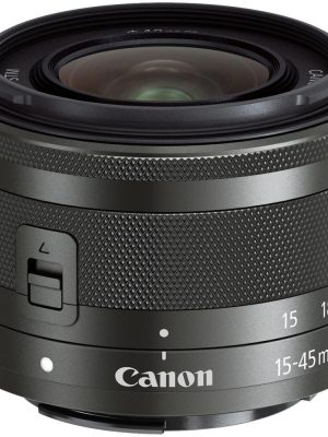 Canon EF-M 15-45mm f/3.5-6.3 IS STM Lens (Graphite)